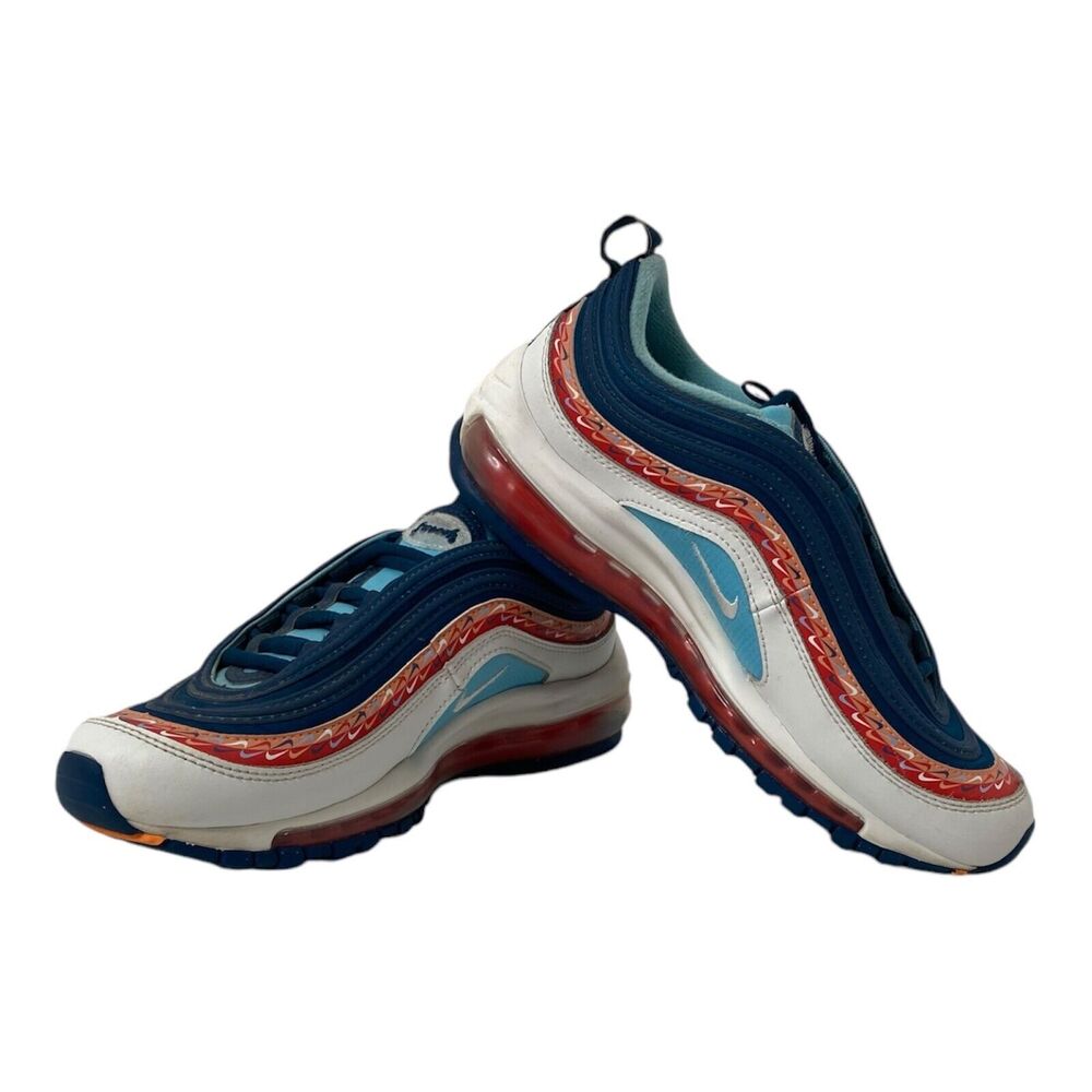 Girls Size 4.5Y Sneakers Nike Air Max 97 GS Swoosh Running Trainers